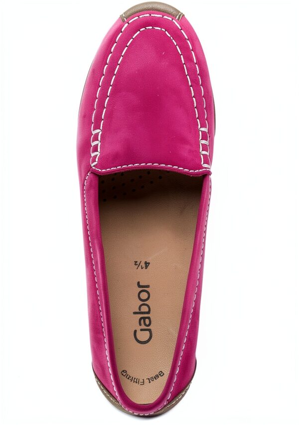Mocassini donna pelle grezza slip-on comodi colori-5