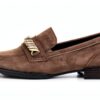 Gabor Comfort Slipper Donna Pelle Grezza Mocassino Marrone-1