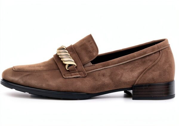 Gabor Comfort Slipper Donna Pelle Grezza Mocassino Marrone-1