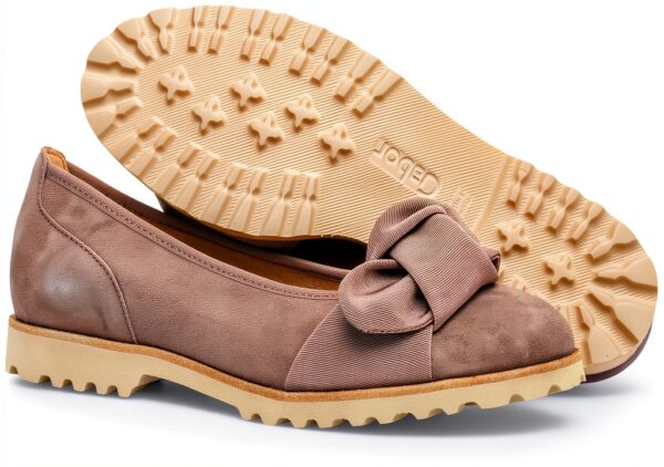 Gabor Ballerine Donna Pelle Grezza Beige Scarpe Estive-5