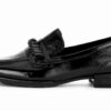 Gabor Comfort mocassini donna pelle slip on tacco blocco-1