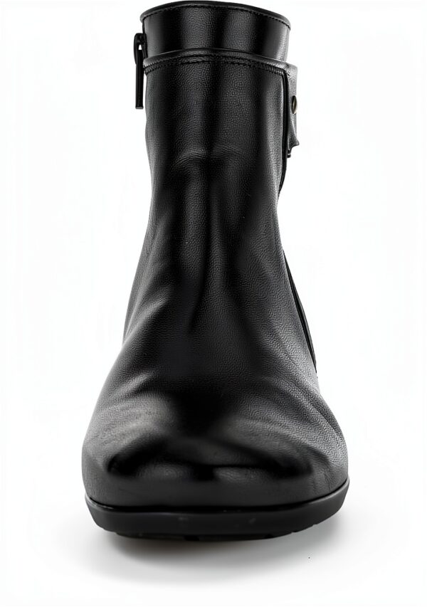 Stivaletti Gabor pelle tacco blocco donna larga cerniera-4