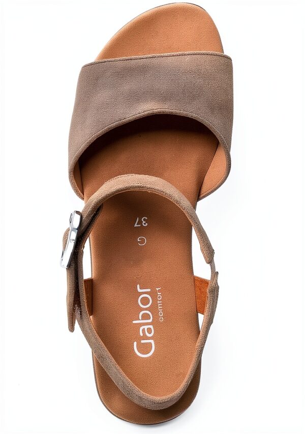 Gabor Sandali Donna Tacco Blocco Velcro Tessuto Estivi-5