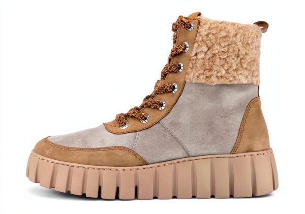 Gabor Stivaletti Donna Pelle Grezza Tacco Piatto Desert Wood-1