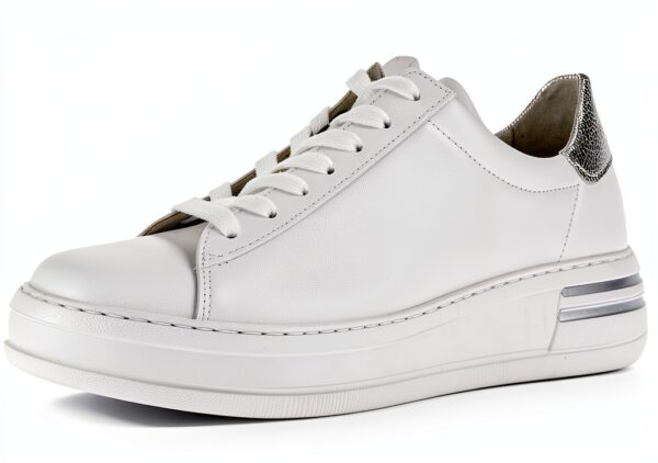 Gabor Sneaker Donna Tessile Pelle Cella Leggera Bianco-0