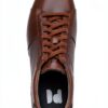 Sneaker Uomo Pelle Cognac Scarpe Basse Casual Comode-5