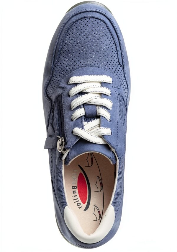 Gabor Sneaker Donna Pelle Grezza Polvere Bianca Heaven-5
