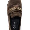 Gabor Comfort Slipper Donna Pelle Grezza Mocassino Marrone-5