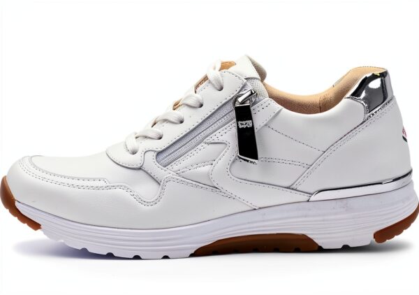 Gabor Sneaker Donna Pelle Liscia Scarpe Casual Bianco-1