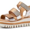 Gabor Sandali Donna Piatto Velcro Tessuto Comodo Estivo-0