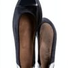 Scarpe col tacco donna pelle zeppa elegante comodo Shoes-7