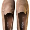 Ballerine Gabor donna vernice elastico comode flats-8