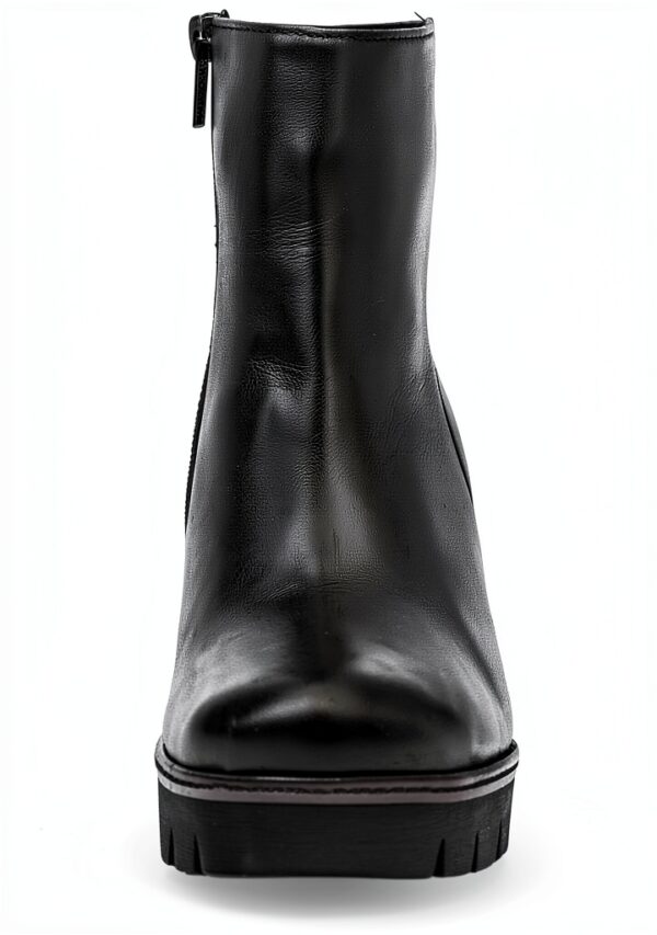 Stivaletti Gabor pelle zeppa donna stivali invernali neri-4