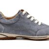 Sneaker Gabor pelle blu stringate tempo libero donna-4