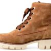 Stivaletti Gabor Donna Pelle Marrone Lion Tacco Blocco-1