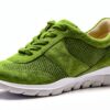 Gabor Comfort Sneaker Donna Green 44 Tessuto Piatto Casual-0