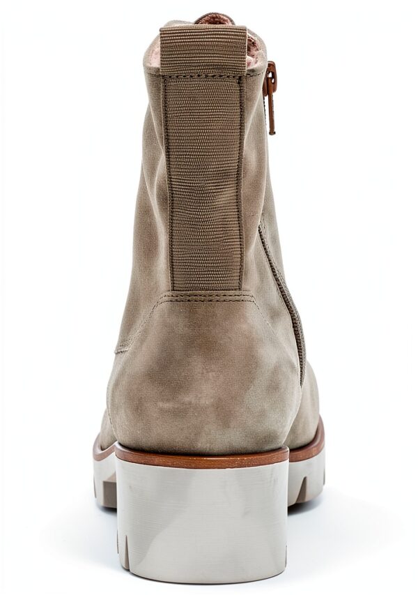 Stivaletti Gabor Donna Pelle Tacco Blocco Beige Marrone-2