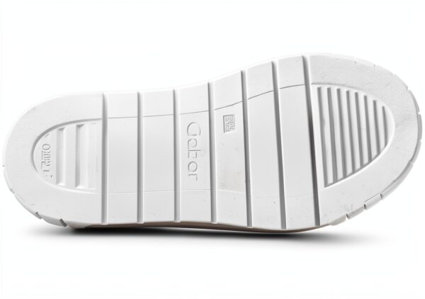 Sneaker Low-Top MarcaX Bianco Argento Scarpe-6