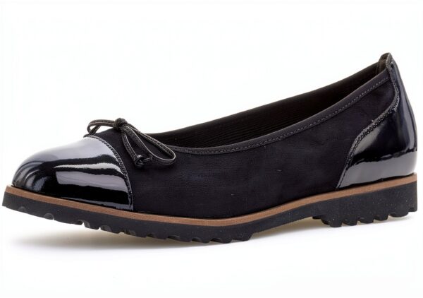Ballerine Gabor Donna Nero Cognac-0