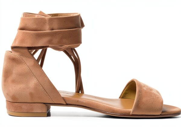 Stuart Weitzman Sandalo Donna in Camoscio Bisque Taglia 36 EU-5