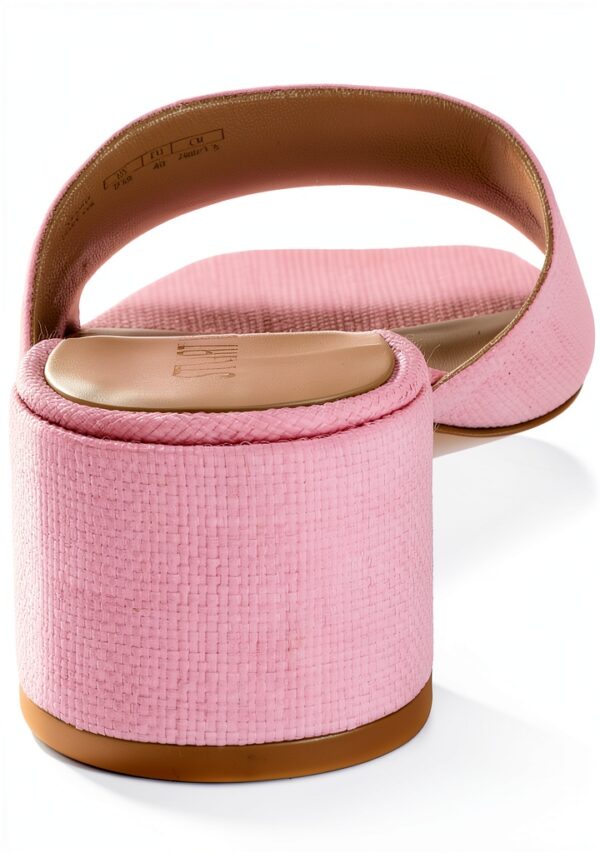 Stuart Weitzman Slide Donna 38.5 EU Balletto in Pelle Bovino e Lino-2