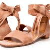 Stuart Weitzman Sandalo Donna in Camoscio Bisque Taglia 36 EU-6