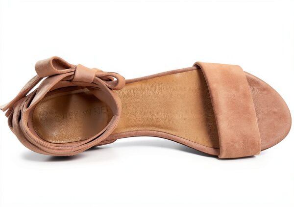 Stuart Weitzman Sandalo Donna in Camoscio Bisque Taglia 36 EU-4