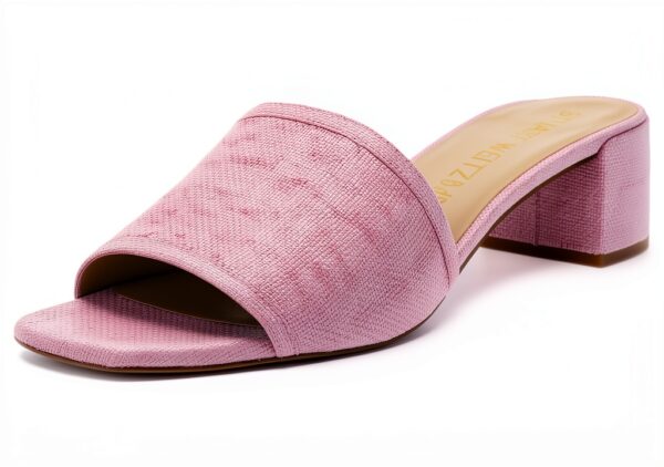 Stuart Weitzman Slide Donna 38.5 EU Balletto in Pelle Bovino e Lino-0