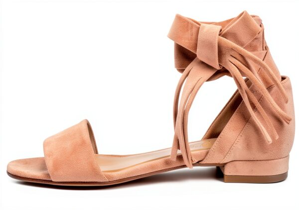 Stuart Weitzman Sandalo Donna in Camoscio Bisque Taglia 36 EU-7