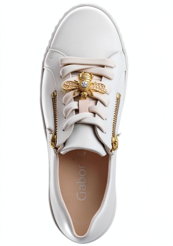 Sneaker Gabor Donna Vernice Bianco Low‑Top 41 EU-5