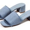 Stuart Weitzman Cayman 35 Block Slide Donna 41.5 EU Leggero-0