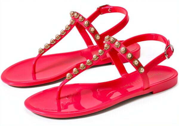 Stuart Weitzman Sandali Rosa Fluo Donna-4