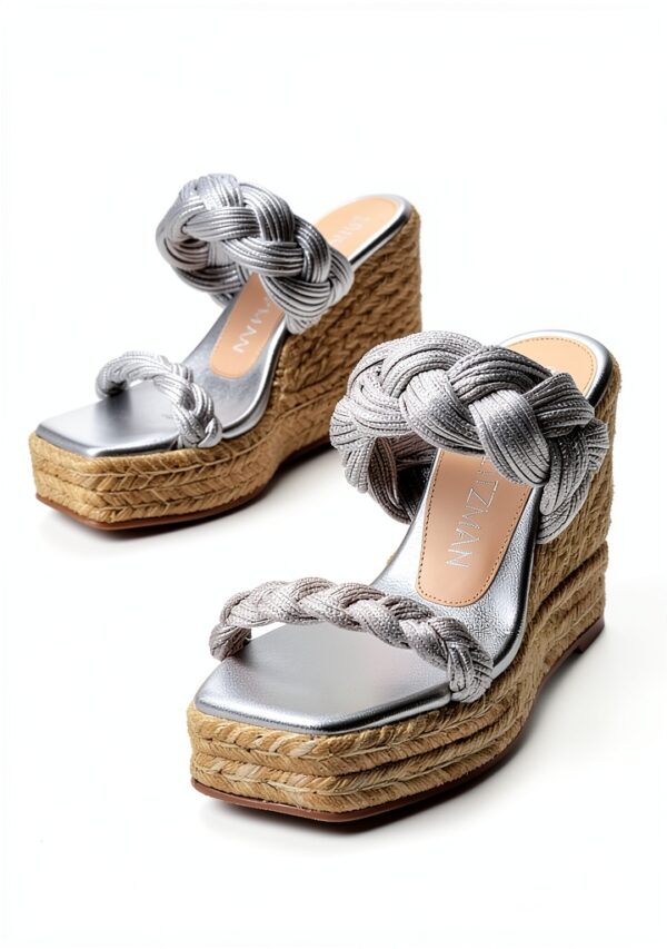 Stuart Weitzman sandali donna pelle Argento 41EU-3