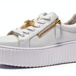 Sneaker Gabor Donna Vernice Bianco Low‑Top 41 EU-0