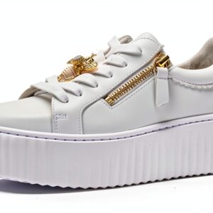 Sneaker Gabor Donna Vernice Bianco Low‑Top 41 EU-0