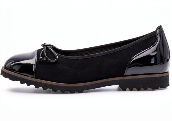 Ballerine Gabor Donna Nero Cognac-1