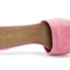 Stuart Weitzman Slide Donna 38.5 EU Balletto in Pelle Bovino e Lino-4