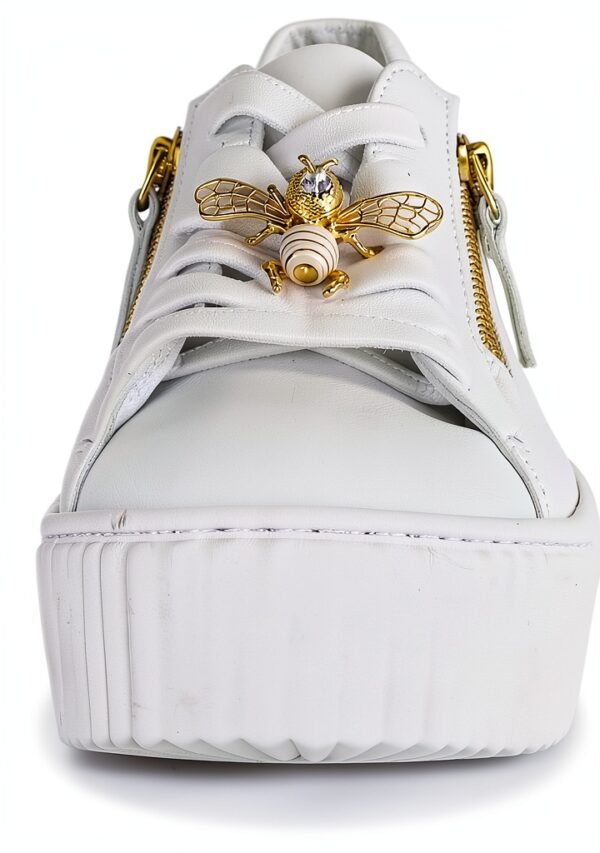 Sneaker Gabor Donna Vernice Bianco Low‑Top 41 EU-4