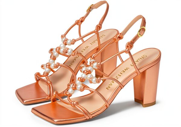 sandalo donna Stuart Weitzman pelle design annodato-4