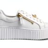 Sneaker Gabor Donna Vernice Bianco Low‑Top 41 EU-3