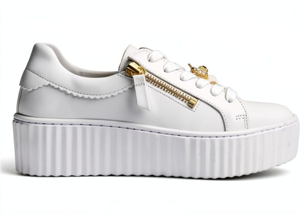 Sneaker Gabor Donna Vernice Bianco Low‑Top 41 EU-3