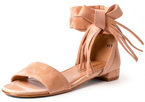 Stuart Weitzman Sandalo Donna in Camoscio Bisque Taglia 36 EU-0