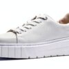 Sneaker Low-Top MarcaX Bianco Argento Scarpe-0
