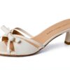 Stuart Weitzman Slide Felicity 50 Crema 38 EU Pelle di Agnello Nappa-6