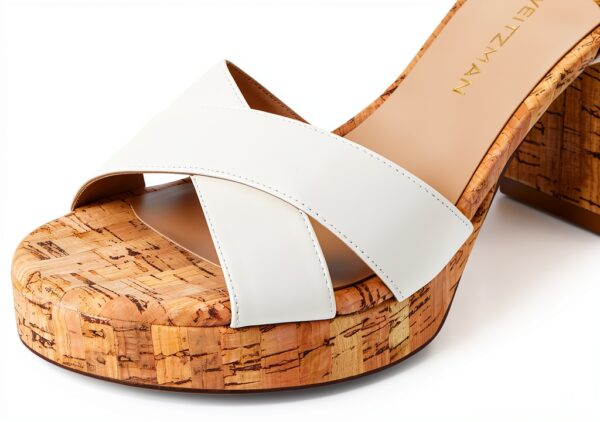 Stuart Weitzman Scarpa Platform Donna Dayna 80 Crema 38.5 EU-5