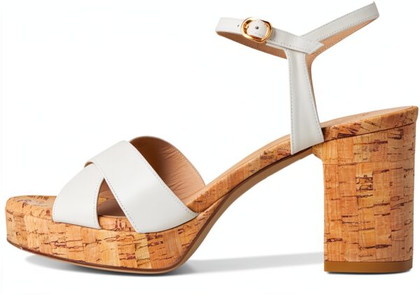 Stuart Weitzman Scarpa Platform Donna Dayna 80 Crema 38.5 EU-3