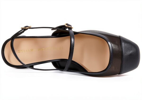 Slingback donna Stuart Weitzman MAEVE Nero - Elegante tacco-1
