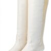 Stuart Weitzman Naomi 50 Stivali Donna Crema 37 EU-0