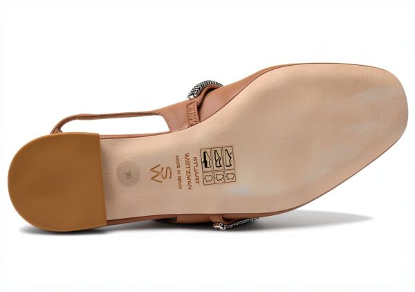 Stuart Weitzman Scarpe Donna Adobe Cancella 38.5 EU Pelle Agnello-2