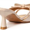 Stuart Weitzman Slide Felicity 50 Crema 38 EU Pelle di Agnello Nappa-5